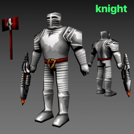 a knight in demoura artstyle