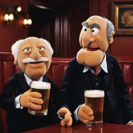Statler & Waldorf - The Muppet Show - SDXL
