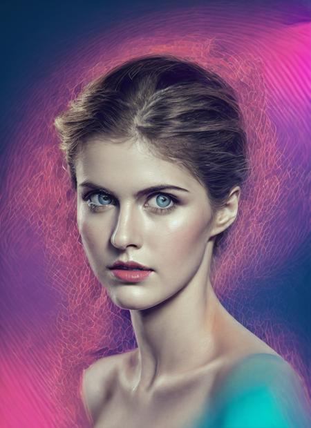 analog style, modelshoot style, portrait of sks woman in tuxedo, (perfect eyes), energetic and colorful streams of light (photo, studio lighting, hard light, sony a7, 50 mm, matte skin, pores, concept art, colors, hyperdetailed), with professional color grading, soft shadows, bright colors, daylight, <lora:locon_alexandra_v2_from_v2_64_32:1.25>