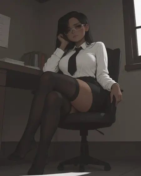 Office lady (AtasticForReal's OC) - [Commission]