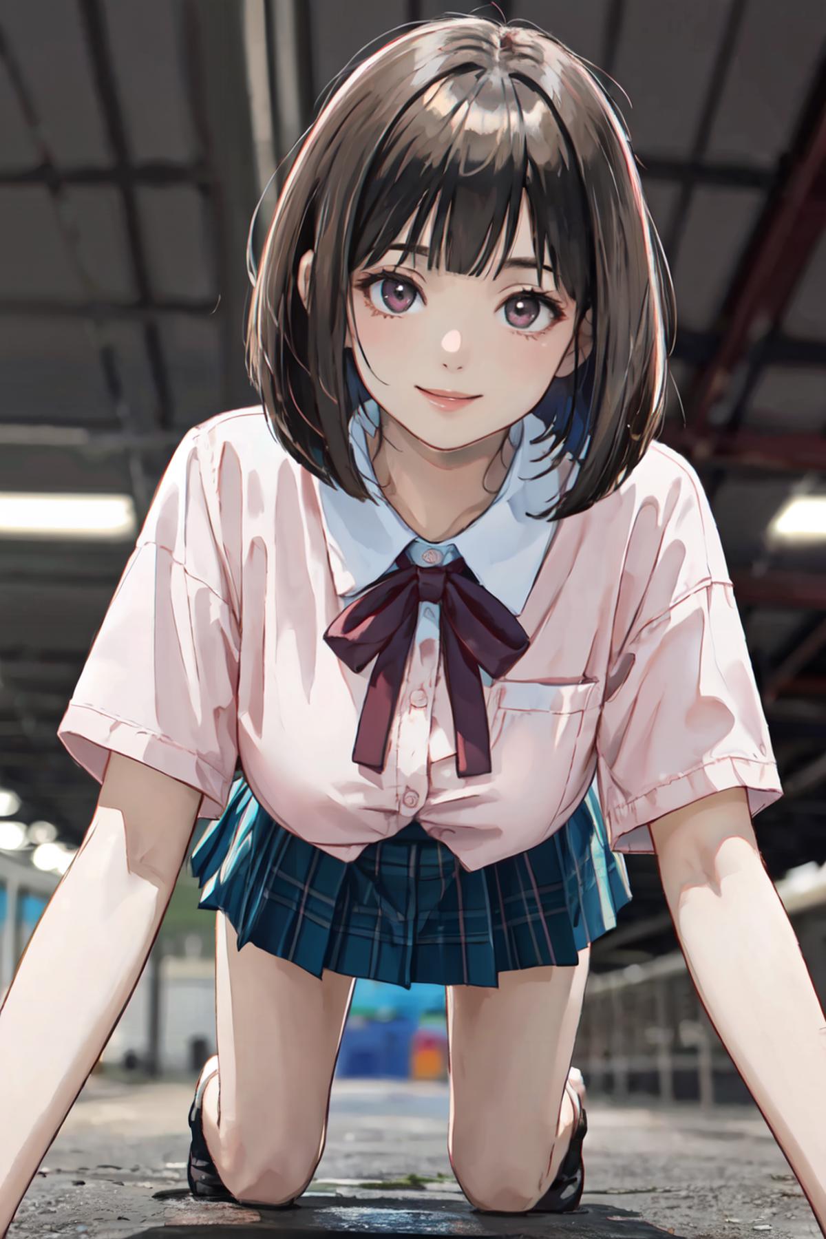 AI model image by kokurine