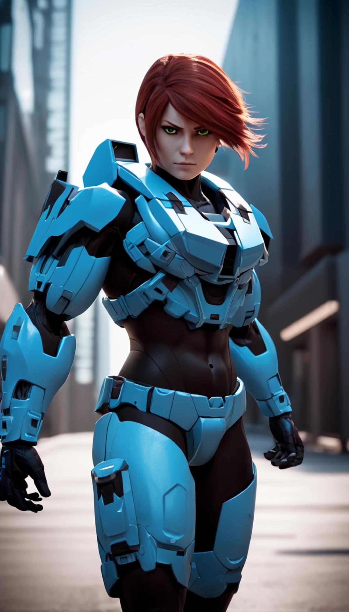 Agent Carolina [Red versus Blue | Halo] LoRA XL (Can kick more ass than  Master Chief) - v1 | Stable Diffusion LoRA | Civitai