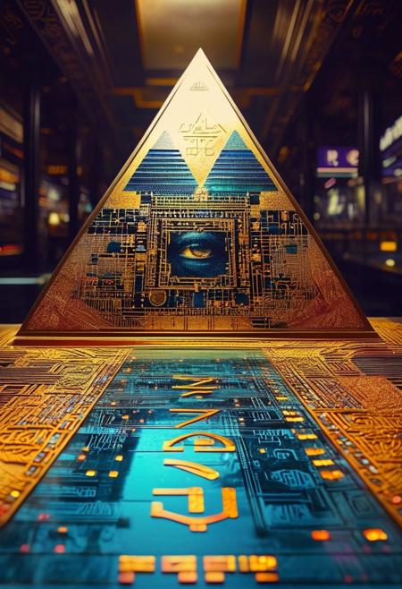 ()Hyoer Realistic:2.0)Polaroid picture 
Photorealistic image Alternative universe, Blue Ridge Mountains, skyscrapers, high elevation bridges, highways, futuristic, dystopian, cinematic lighting, detailed, 4k, fantasy.
BREAK ()Hyoer Realistic:2.0)Polaroid picture of A futuristic, neon-lit table, adorned with ancient Egyptian hieroglyphics and symbols. The album cover, designed by Shusei Nagaoka, features a gleaming, metallic pyramid at its center, surrounded by swirling patterns of gold and lapis lazuli. The band's name, Earth, Wind & Fire, is emblazoned in bold, futuristic letters, while the album title, 'Kemetic Odyssey,' is written in hieroglyphics. The table's surface glows with a soft, ethereal light, as if infused with the essence of the ancient civilization. The atmosphere is one of mysticism and wonder, as if the table holds the secrets of the pharaohs