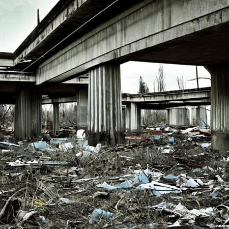 a Freeway interchange 

Decay768