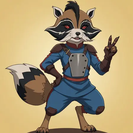 Proto Rocket Raccoon