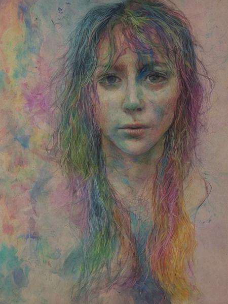 lsd trip human portrait