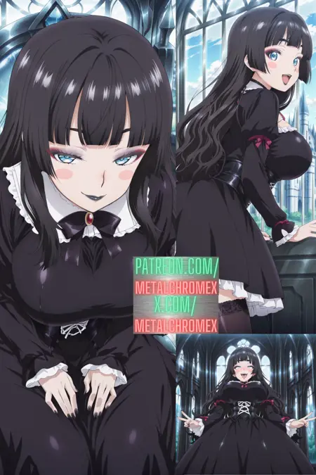 Emi Erokuro (MetalchromeX's official mascot character! - Emi Erokuro series) - V1