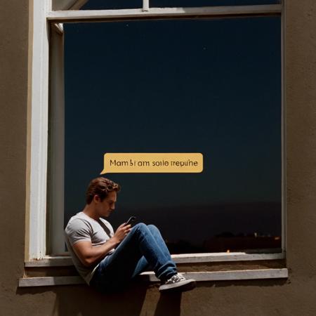 Text message on screen bubble (cinematic style) XL + F1D text message v1.0