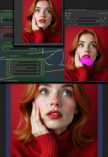 Automatic Chin Fixer workflow v1.5