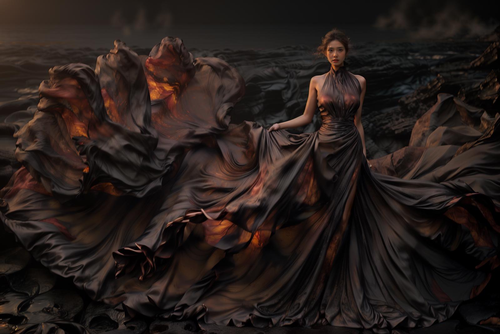 熔岩风格-lava dress image by Hoang_StablediffusionLife