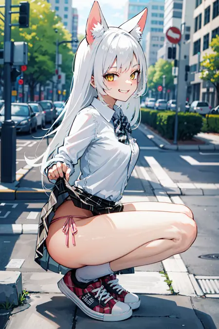 Panties Peek (Side Tie Panties)