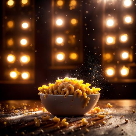 Commercial photography, mac and cheese, studio lighting <lora:JourneyLoRA:1>, (good composition), (in frame), centered, 8k, 4k, detailed, attractive, beautiful, impressive, photorealistic, realistic, cinematic composition, volumetric lighting, high-resolution, vivid, detailed, stunning, professional, lifelike, crisp, flawless, DSLR, 4k, 8k, 16k, 1024, 2048, 4096, detailed, sharp, best quality, high quality, highres, absurdres