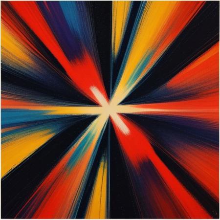 abstract painting, random sampling, vibrant colors, impulsive, rushed, emotional, frantic,