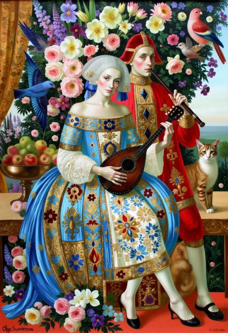 Ornate Illustrations Olga Suvorova
