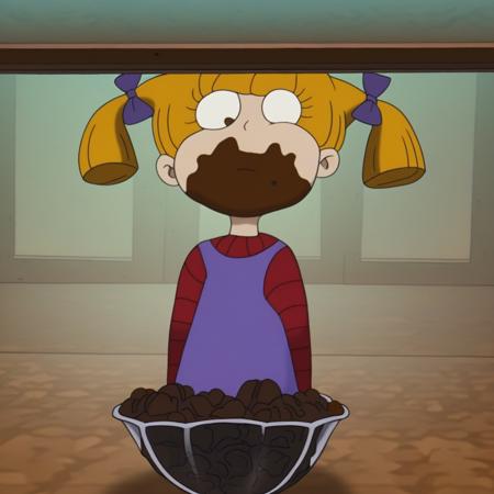 Angelica covered in chocolate V1 Angelica chocolate V1