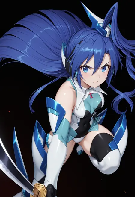 Tsubasa Kazanari - Senki Zesshou Symphogear (Impromptu Reizei Cyclone style LoRA)