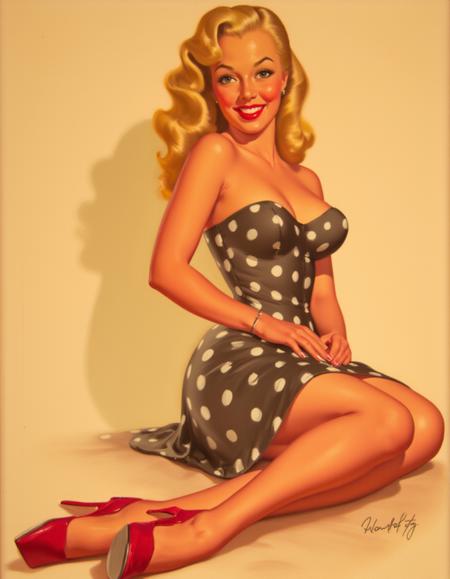 Vintage Style Pin-Up v1