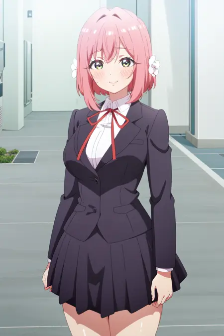 Hakari Hanazono / 花園 羽香里 ( The 100 Girlfriends Who Really, Really, Really, Really, Really Love You / Kimi no Koto ga Daidaidaidaidaisuki na 100-nin no Kanojo / Hyakkano / 君のことが大大大大大好きな100人の彼女 ) Anime Design