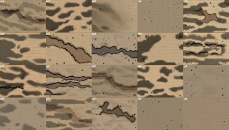 a map of a desert with a few rocks, <lora:Wild3-10:0.80>