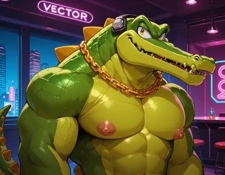 Vector the Crocodile - sonic ( Illustrious )