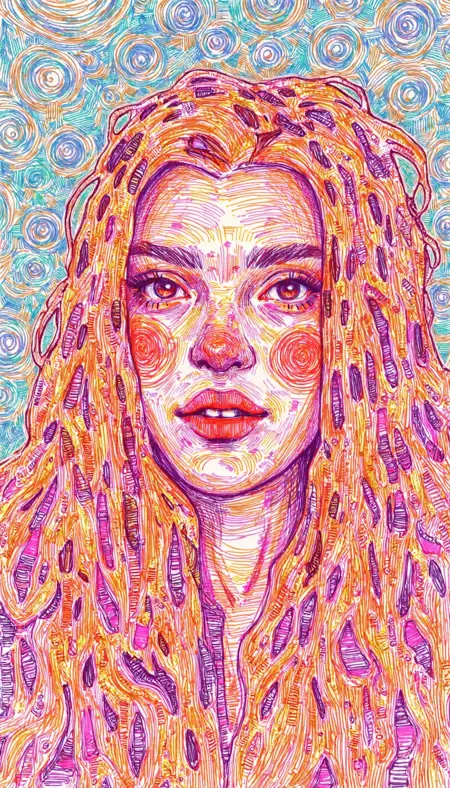 Raw illustrator (pen, pencil & marker)