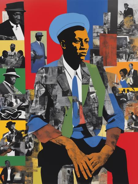 Romare Bearden Style SD XL