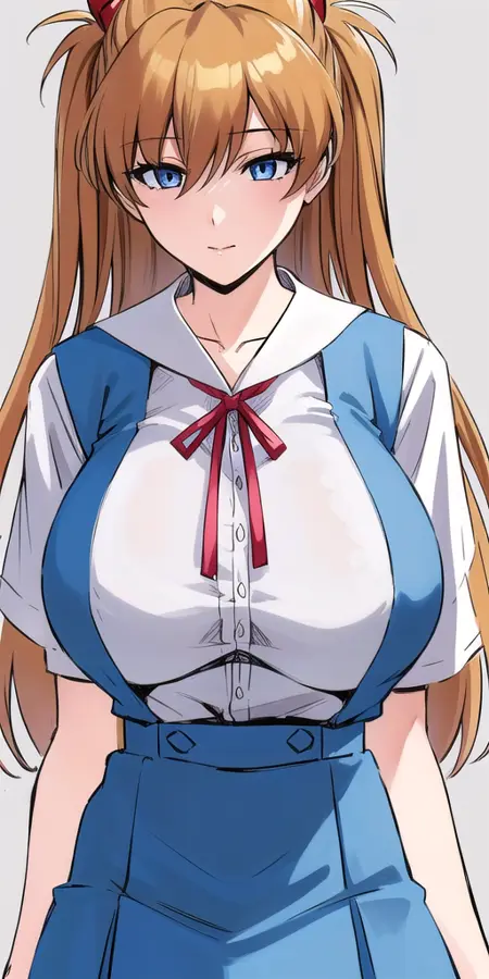 Asuka Langley Souryuu (Older fanart LOCON version) - Neon Genesis Evangelion