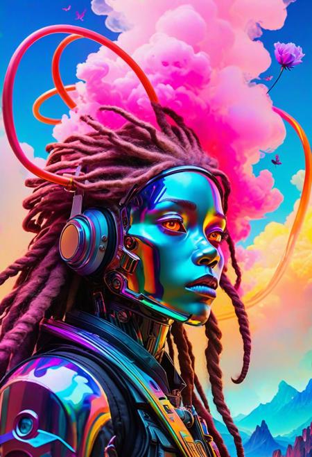 (anthropomorphic monkeys, band, 3 monkeys, long dreadlocks, gangsta rapper:1.5),Dynamic view of a holographic magical astronaut, detailed frame, painting looks to be life like, hanging on a wall, magical multicolored ink, high quality, imagination, 8k, fantasy art, vivid magical colors  hyper realistic and highly detailed, by Annie Leibovitz and Sachin Teng, panoramic wide angle shot of an phenomenally beautiful otherworldly landscape, famous artwork by (vincent chong:1.1) and (alan pollack:1.2), detailed expressive eyes, fantasy style, deep in the crystalline caverns of planet alderwaran tertius roams a silicon-based life form, the rude honkxygler cute aesthetic, a (tiny cute translucent polycarbonate robot) with an LED screen face, emoticon, stunning unreal engine render, intricate details  atom bomb explosion by van gogh colourful, pink, blue, black, red, trippy psychedelic style Ombre _james jean, floating female figure made of ribbons, smoke, in the sky, colorful and vibrant, mystical colors, contemporary impressionism, yanjun cheng portrait painting, iridescent painting,james jean, floating deer figure made of butterfly, smoke, in the sky, colorful and vibrant, mystical colors, contemporary impressionism, yanjun cheng portrait painting, iridescent painting, 3/4 perspective view, cute face, low angle, sweeping circling composition, large beautiful crystal eyes, big irises, UHD, HDR, 8K, (Masterpiece:1. 5), A captivat