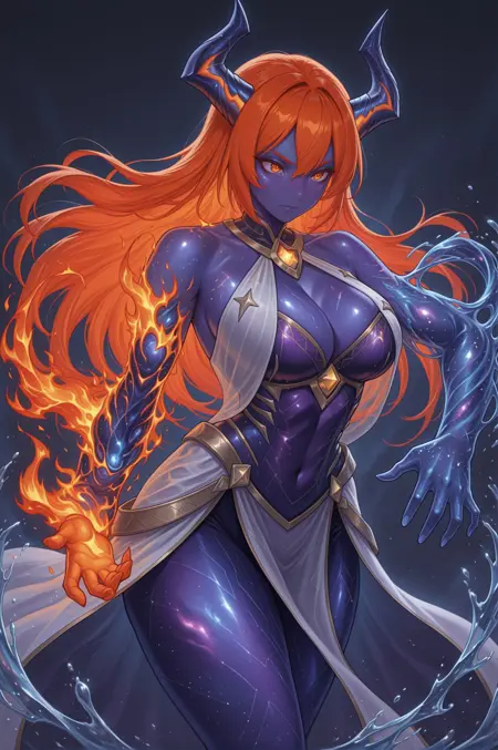 Rathcha, daughter of the primordial chaos (oc)