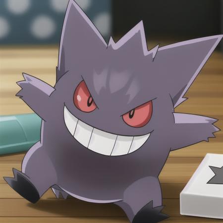 detailed gengar pokemon as a stamp <lora:Pokemon Gengar:0.65>