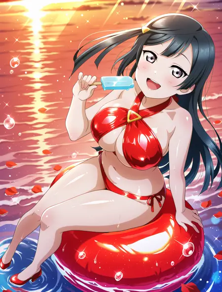 矢澤の例の水着🙂👙 / Cutie Panther Bikini #Love Live! #μ's #Yazawa Nico
