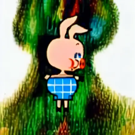 17 characters from (mostly) old soviet cartoons + Tom and Jerry