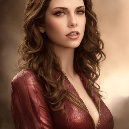 A photo of No-one15 a woman dressed as scarlet witch,Dark brown eyes, portrait, highly detailed, digital painting, artstation, concept art, smooth, sharp focus, illustration, cinematic lighting, 4K HQ, sharp focus, (Ultra realistic [[photo]], detailed face:1.0), (detailed eyes:1.0), (realistic photo:1.1), (masterpiece:1.0), detailed background, by Antonio J. Manzanedo