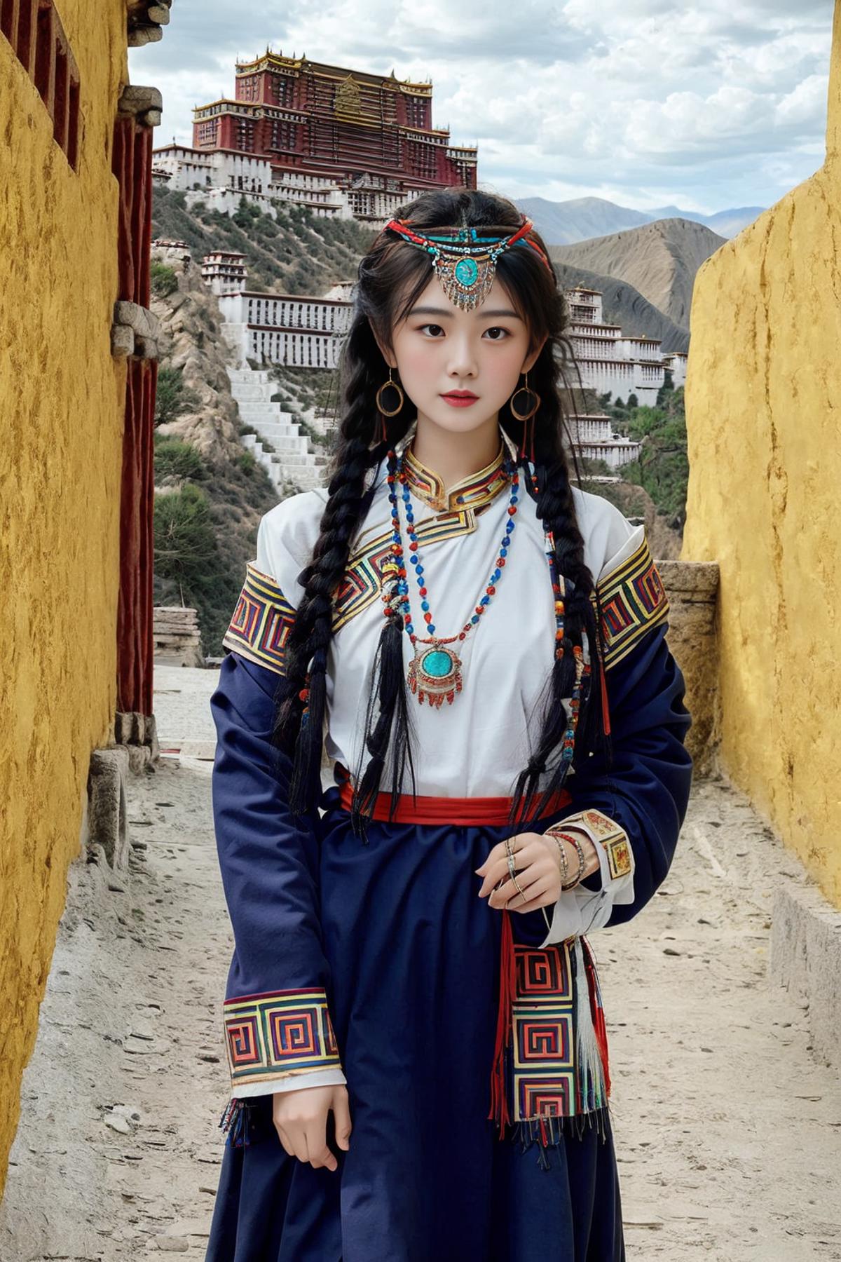 TQ - Tibet Clothes | Trang phục Tây Tạng | Clothing LoRA image by TracQuoc