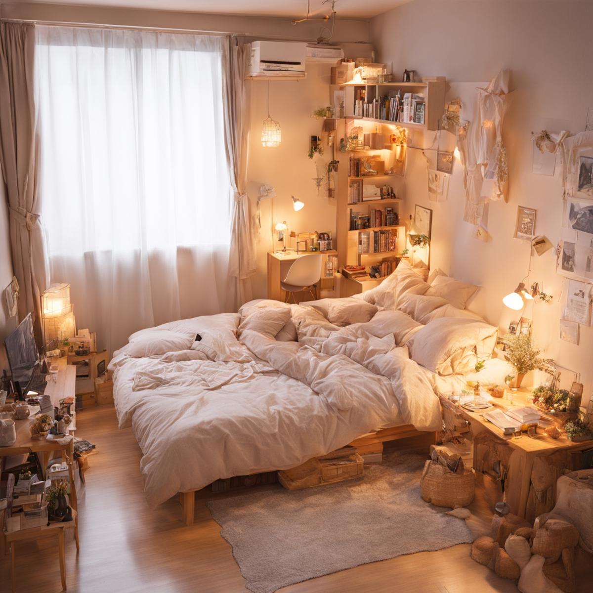 ひとり暮らしの女子の部屋 / Room of a girl living alone SDXL image by swingwings