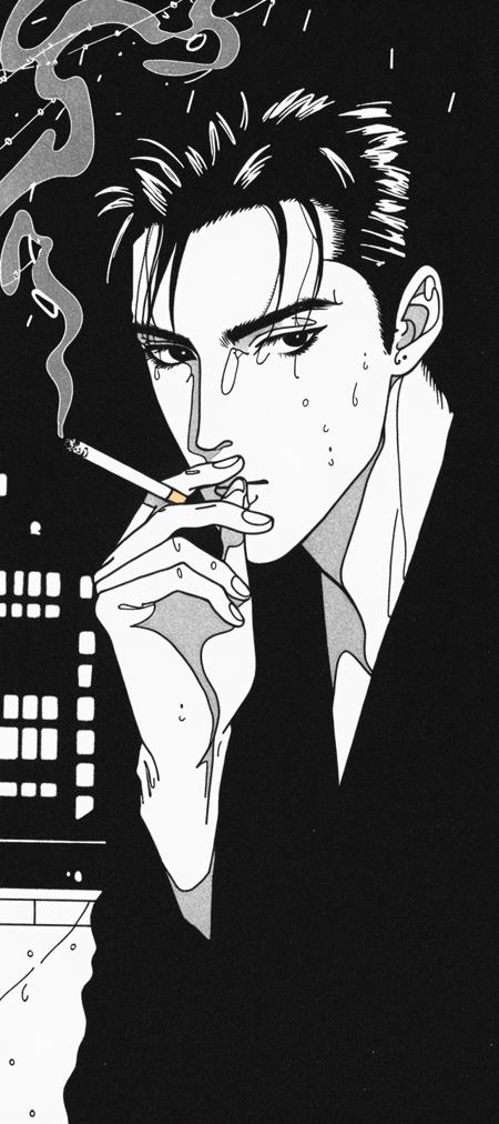 Atsushi Kamijo's Manga Style Lora v1.0