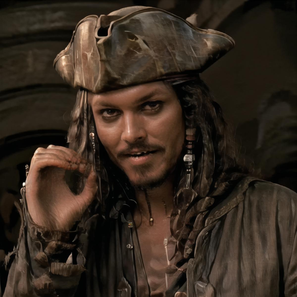 Jack Sparrow - Realistic + Anime - LoRA + Guide image by FallenIncursio