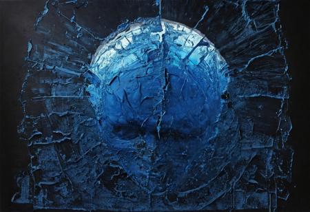 nightmare come to fruition, humanity’s extinction, desolation, glowing blue hopelessness