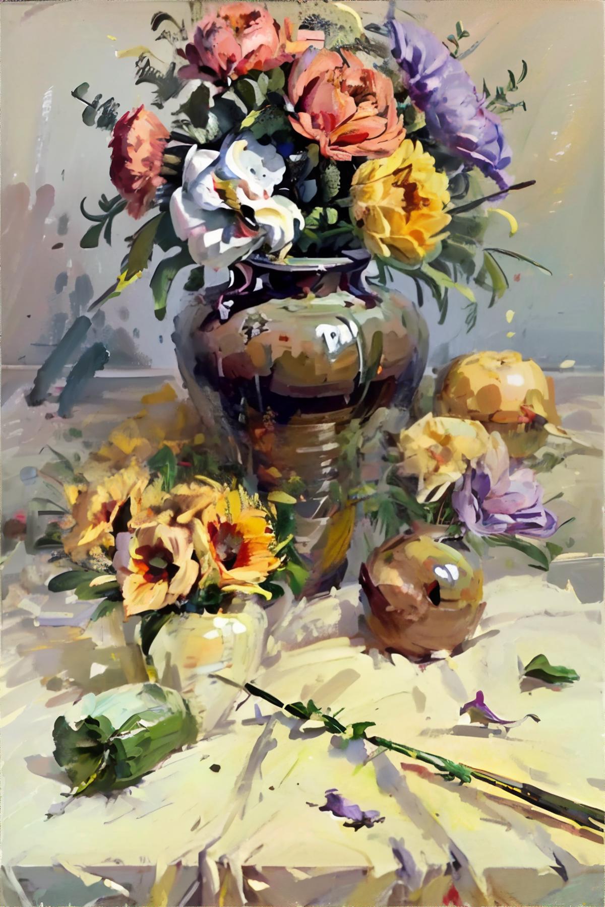 Gouache Still Life Painting Style（水粉静物画风格/联考静物色彩风格） image by bzlibby