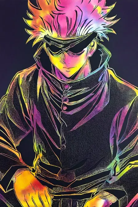 Scratch Art Anime illustriousXL