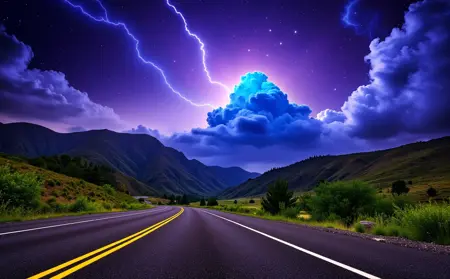 Realistic natural scenery