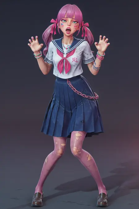 Kojira Kaiju (human) - from Destroy All Humans 2