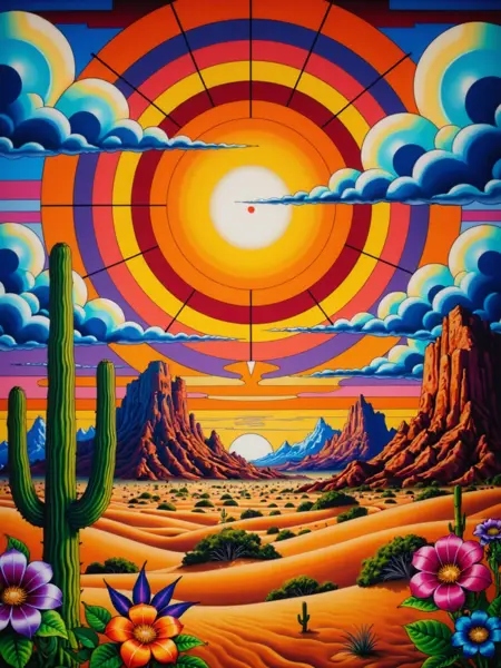 Psychedelic Landscape (Flux/Pony/SD1.5)
