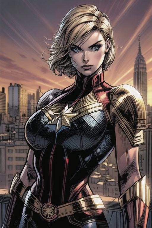 Captain Marvel (Marvel Comics) LoRA image by R4dW0lf