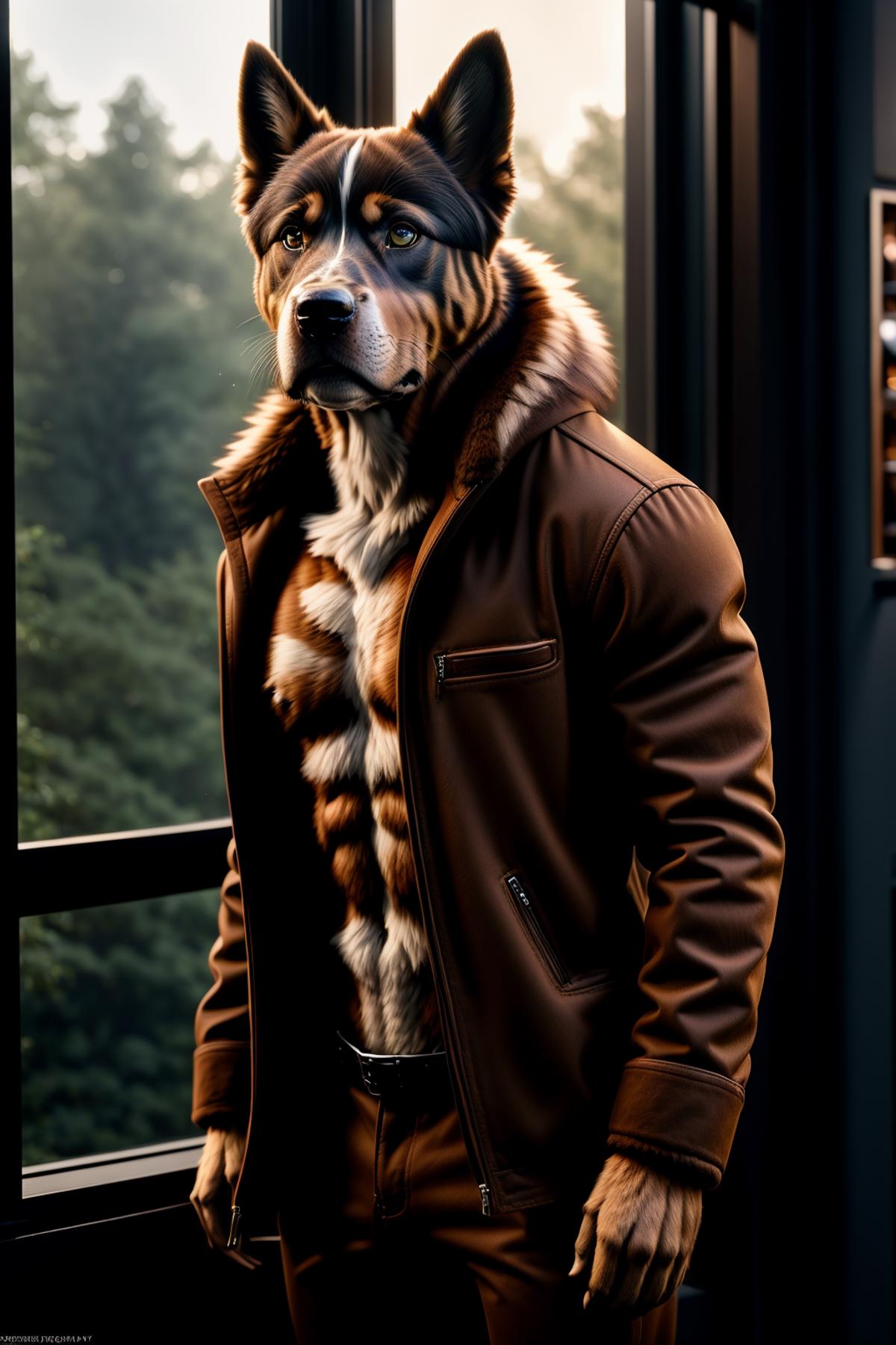 A Random Realistic Humanized Dog Character (realistic furry character) image by DeViLDoNia