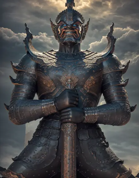 Thai Vaiśravaṇa : ยักษ์วัดแจ้ง,ท้าวเวศสุวรรณ