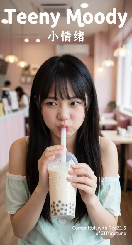 Teeny Moody 小情绪 LoRA For ZImageTurbo & RedZ1.5