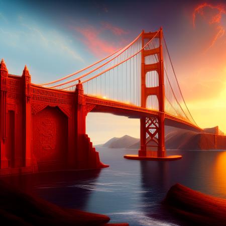 The golden gate bridge, by  StanleyPesso15