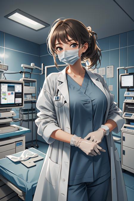 Doctor Coat (Surgery Ambience) v1.0 - Without cap