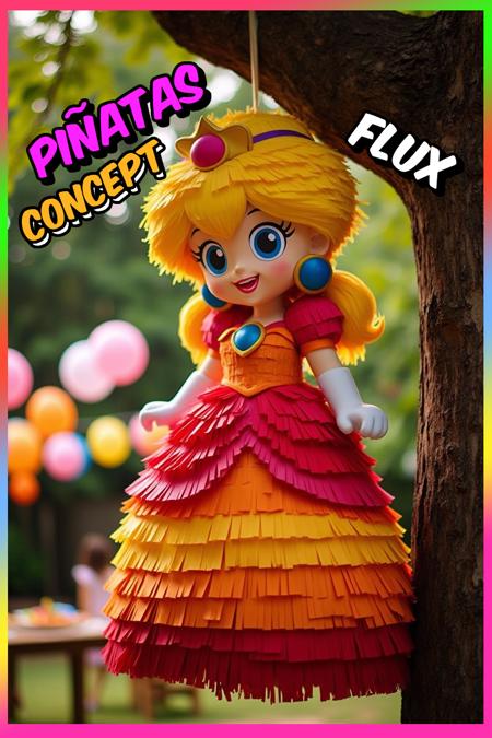 Piñata World (CONCEPT) - FLUX - by YeiyeiArt Flux V1